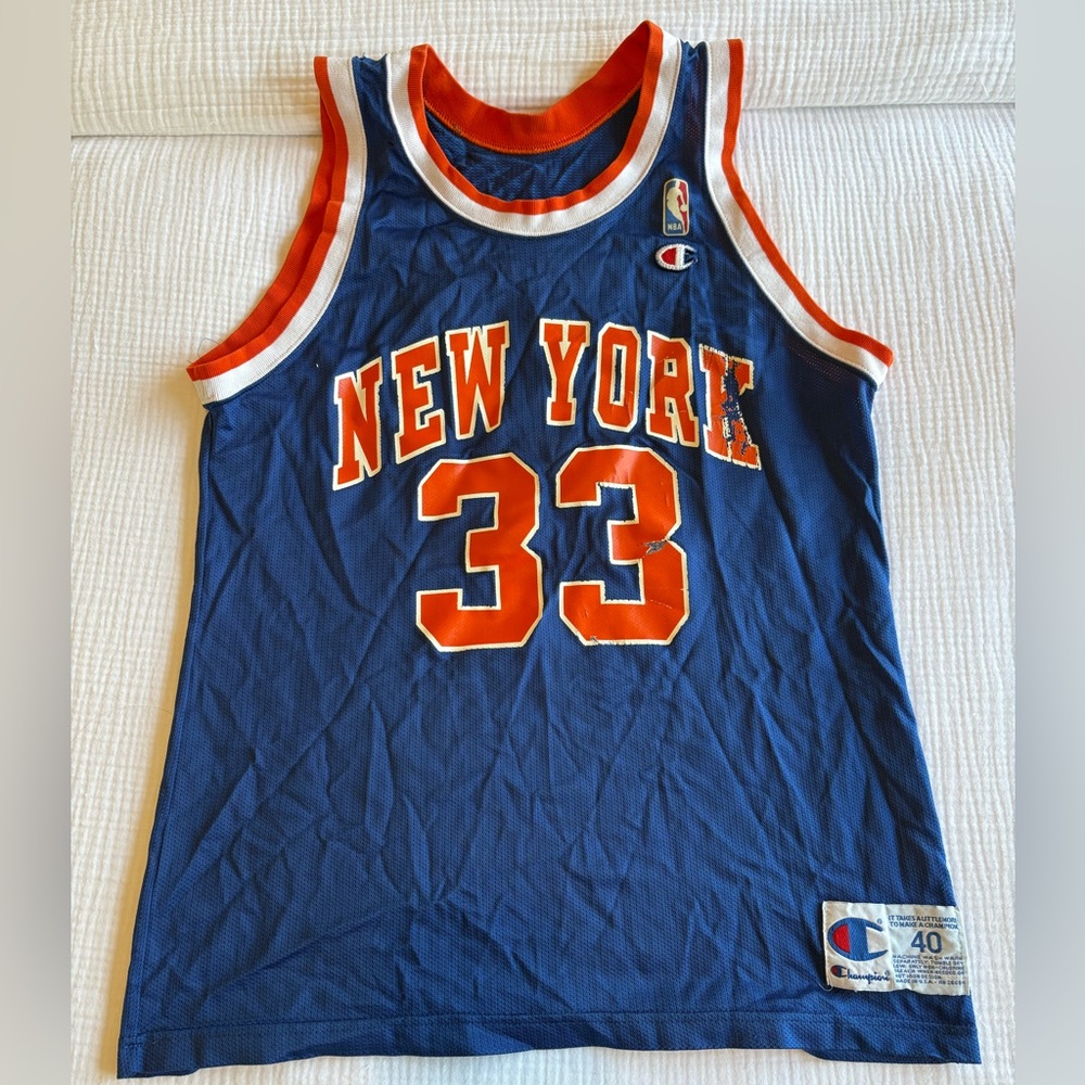 Patrick Ewing New York Knicks Champion NBA Jersey size 40